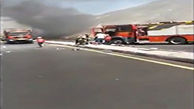 تصادف کامیون آتش نشانی با 6 قربانی + فیلم