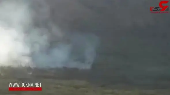 فیلم آتش‌سوزی بزرگ در جنگل مسجدسلیمان