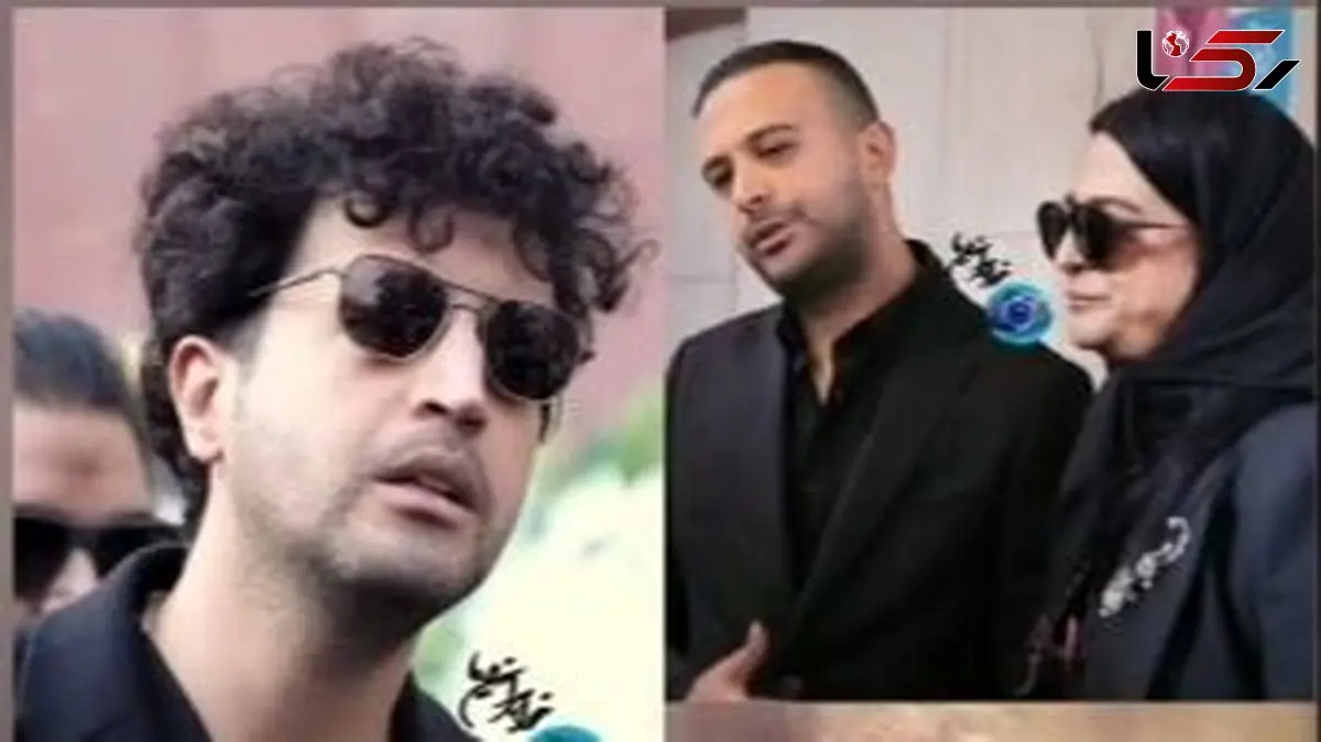 فیلم / نگاهی به حال و هوای تلخ احساسی خانواده و ضجه های مهرداد صدیقیان در مراسم ختم پدرش/ از اشک‌های مادرش تا چهره غمگین برادرش