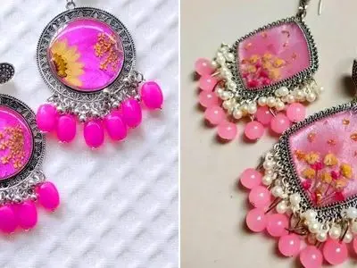 15 مدل گوشواره هندی صورتی که استایل شما را خاص تر می کند!