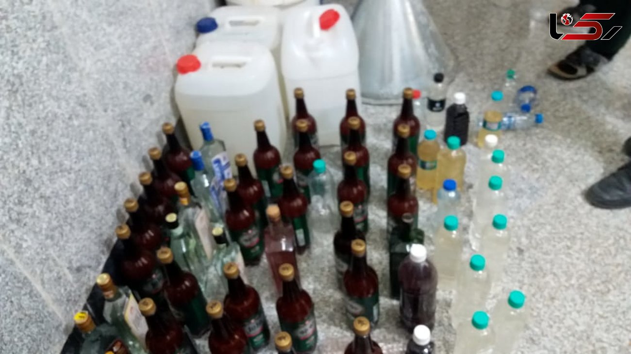 کشف 400 شیشه مشروبات الکلی ایرانی و خارجی در آبادان