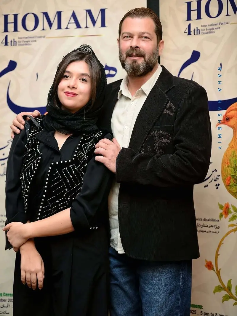 اختتامیه جشنواره همام با حضور نفس بازغی و پدرش در سالن همایش های میلاد