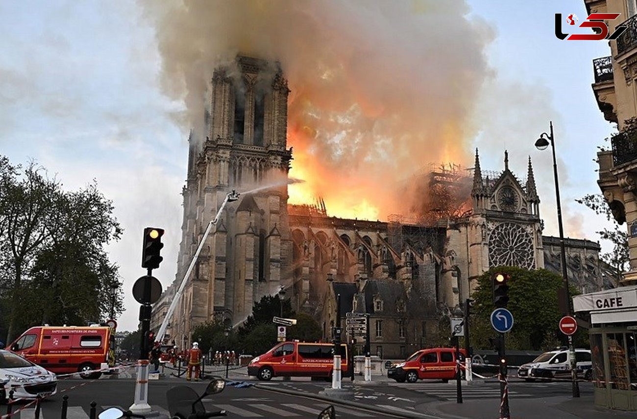 زوایایی پنهان از شعله‌ور شدن کلیسای نوتردام

