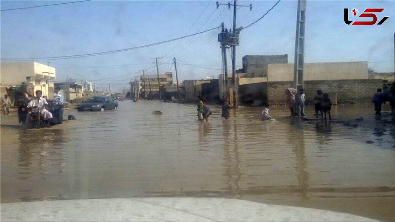 بندر کنارک پربارش‌ترین شهر ایران در ۴۸ ساعت گذشته / زیر آب رفتن بیش از ۴۰ درصد منازل مردم و معابر 