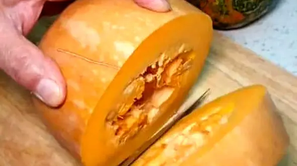 غذای خوشمزه با کدو حلوایی و عدس