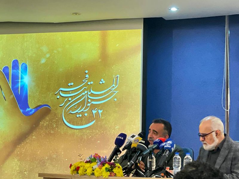 کاظم نظری در نشست خبری چهل و دومین جشنواره بین‌المللی تئاتر فجر