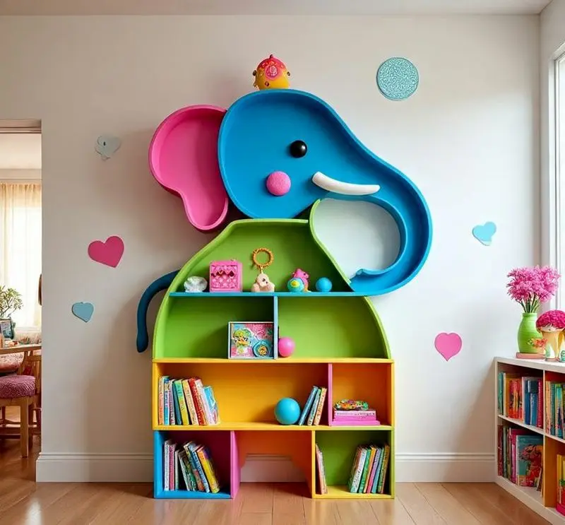 کتابخانه فانتزی اتاق کودک