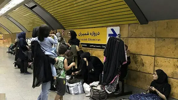 ورود دستفروشان به مترو ممنوع شد
