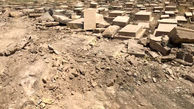 تخریب قدیمی ترین قبر ایران در گورستان شیراز / مقصر کیست؟ + عکس