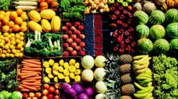 نرخ انواع سبزیجات و میوه در بازار امروز