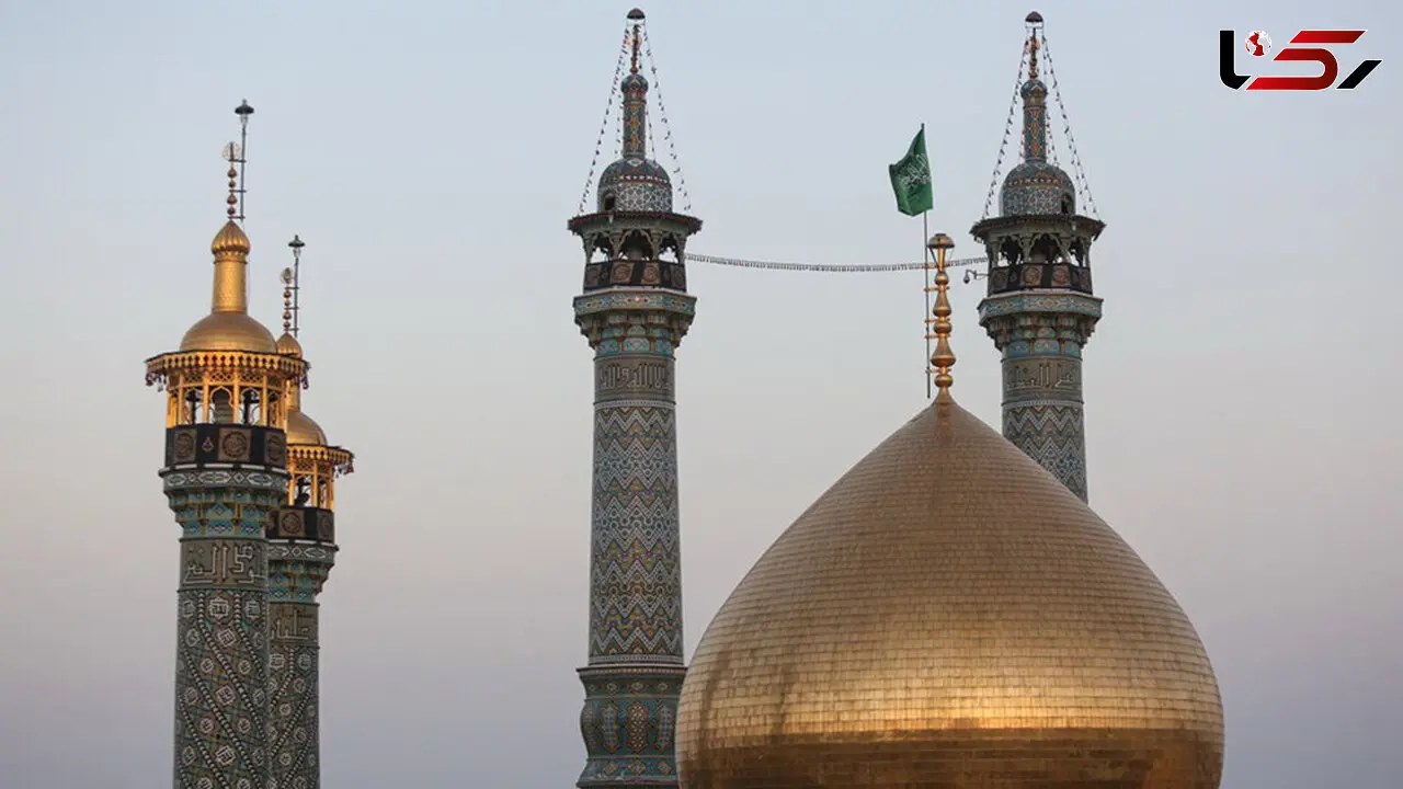 عکس قدیمی از گنبد مطهر حضرت معصومه