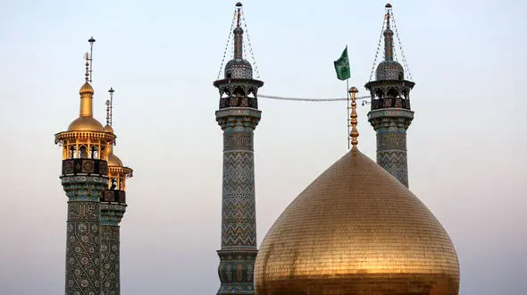 عکس قدیمی از گنبد مطهر حضرت معصومه