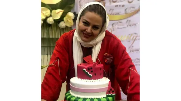  کیک تولد یلدایی بهاره رهنما + عکس