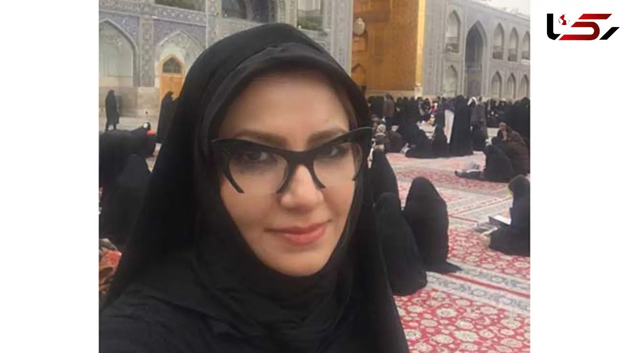 پوشش ملیکا زارعی در حرم امام رضا (ع) +عکس 
