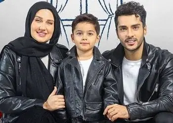 عکس/ خلاقیت شهرداری تهران برای تبلیغ فرزندآوری با نصب بنر گلوریا هاردی و ساعد سهیلی شاهکار کرد 