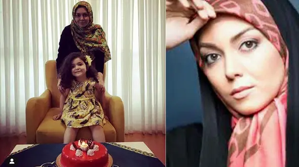 پوشش جالب آزاده نامداری در جشن تولد دخترش / مادر و دختر ست کرده بودند + عکس