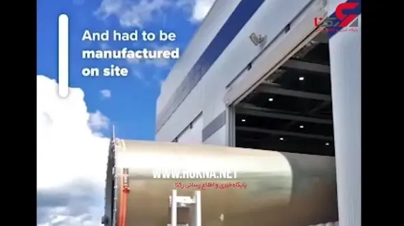 نصب بزرگترین توربین بادی در انگلیس + فیلم 