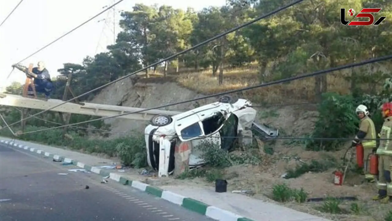 12 مصدوم در تصادفات جاده های کوهستانی استان البرز