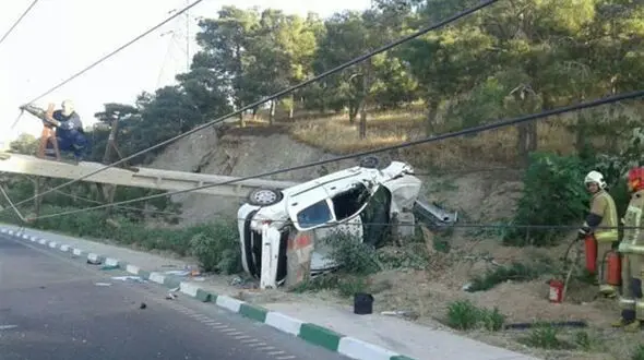 12 مصدوم در تصادفات جاده های کوهستانی استان البرز