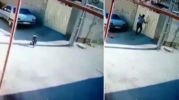 نجات معجزه آسای کودک از مرگ + فیلم