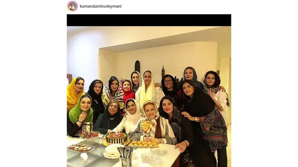 وقتی که بازیگر زن توسط دوستانش سورپرایز می‌شود