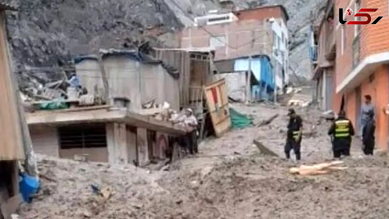 فیلم وحشت آور از رانش زمین در پرو / 40 تن کشته شدند