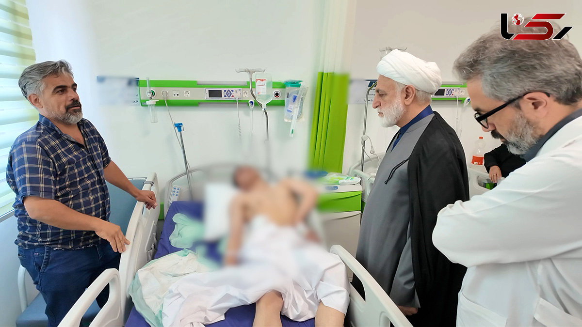 عیادت رئیس قوه قضاییه از مجروحان حمله اسرائیل به زندان اوین + عکس و فیلم