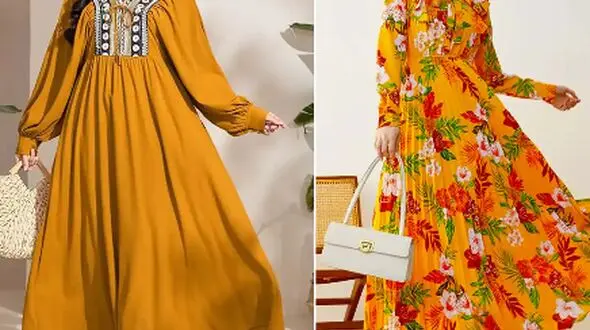 15 مدل شیک پیراهن زرد بلند؛ مناسب خانم‌ های خوش‌ سلیقه