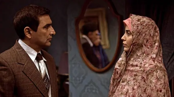 عکس؛ سفر در زمان؛ «طوبی» سریال طوبی در کنار پژمان جمشیدی؛ سال 1402