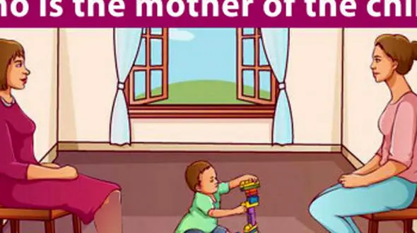 تست هوش : مادر این کودک کدام است؟! / هوشتان را بسنجید !