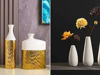 15 ایده جذاب گلدان زینتی دکوری برای زیبایی خانه
