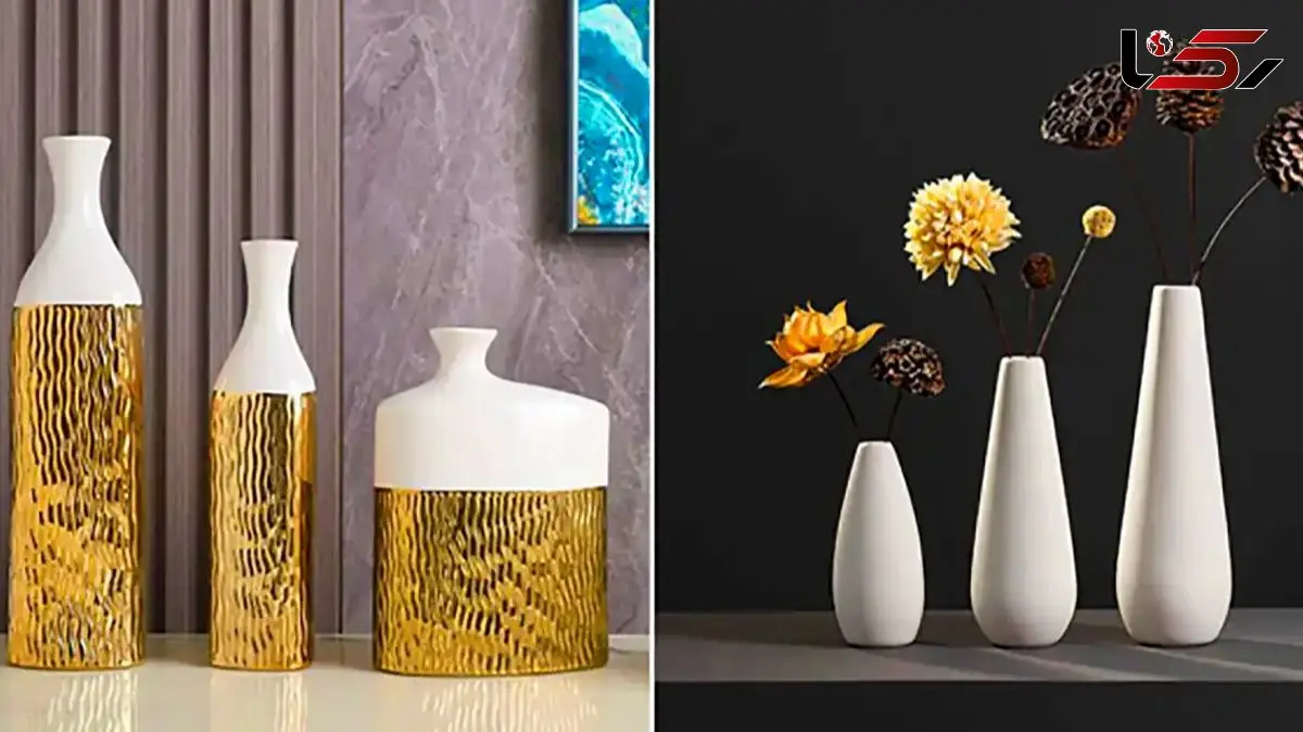 15 ایده جذاب گلدان زینتی دکوری برای زیبایی خانه