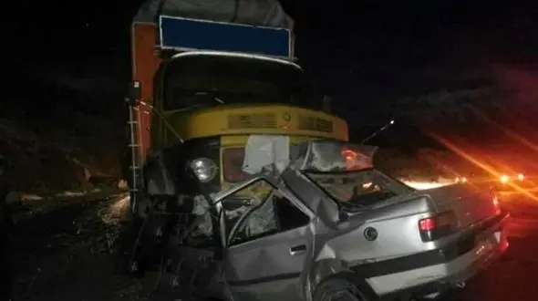 3  کشته در تصادف هولناک کامیون با پژو 405