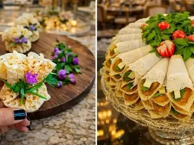 طراحی نون و پنیر سبزی سفره عقد؛ 15 ایده خلاقانه و چشم نواز