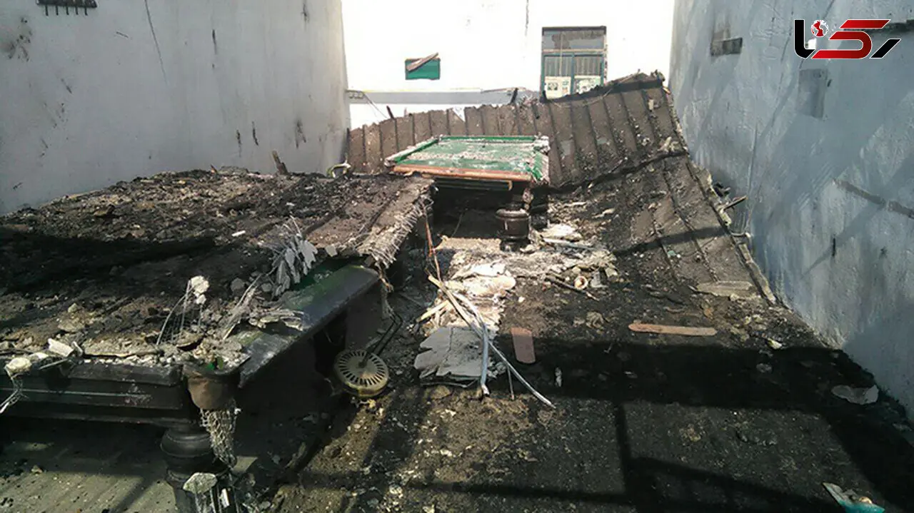 باشگاه بیلیارد در شمال خاکستر شد 