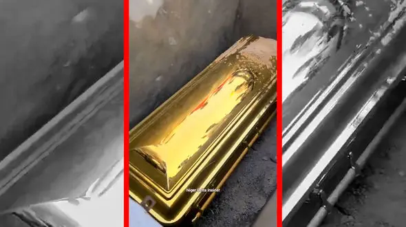 فیلم مراسم ویژه خاکسپاری مادر ۱۰۴ ساله روحانی 