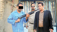 این مرد با اسلحه فیل کش به خیابان آمد و مردی آشنا را در مشهد کشت + عکس