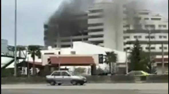 آتش سوزی در کارخانه فولاد رشت
