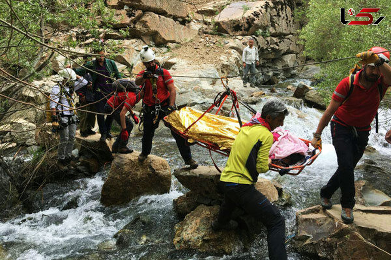 جسد زن 30 ساله حادثه دیده در رودخانه میگون کشف شد +عکس