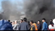 آتش سوزی وحشتناک 2 چادر زلزله زدگان در خوی ! / اینجا پر از درد و نگرانیست !