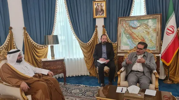 دیدار وزیر مشاور در امور خارجی دولت قطر با دریابان شمخانی