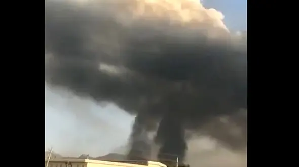 دقایقی قبل شیراز نیز مورد حمله اسراییل قرار گرفت + فیلم