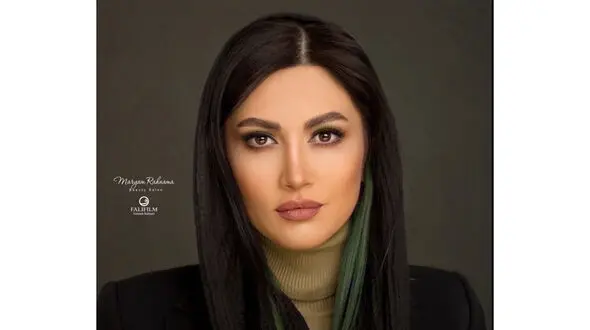 رنگ موی آبی و آرایش چشم خلیجی و خیلی خاص سمیرا حسینی