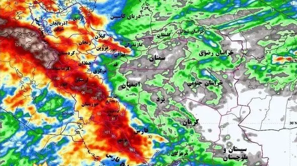 سامانه بارشی در چه روزها و مهمان کدام شهرها است+فیلم