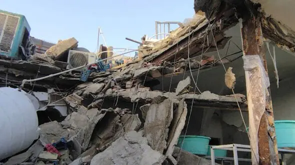 انفجار  وحشتناک منزل مسکونی در شیراز 