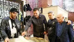حضور بازیگران و ورزشکاران در ضیافت باشکوه رضا گلزار بدون آیسان آقاخانی+فیلم و عکس/ از منوچهر هادی تا علی دایی و سعید معروف