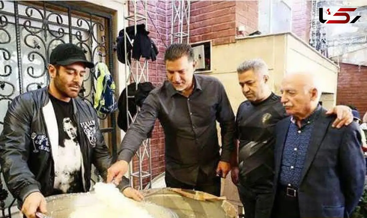 حضور بازیگران و ورزشکاران در ضیافت باشکوه رضا گلزار بدون آیسان آقاخانی+فیلم و عکس/ از منوچهر هادی تا علی دایی و سعید معروف