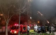 مرگ تلخ دختر خردسال و مادرش در آتش سوزی برج کرمانشاه + فیلم و عکس