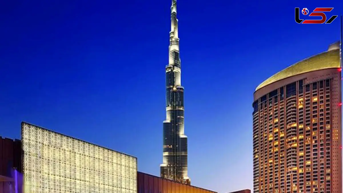 فیلم لحظه عبور پهپاد ایرانی از کنار برج خلیفه در دبی