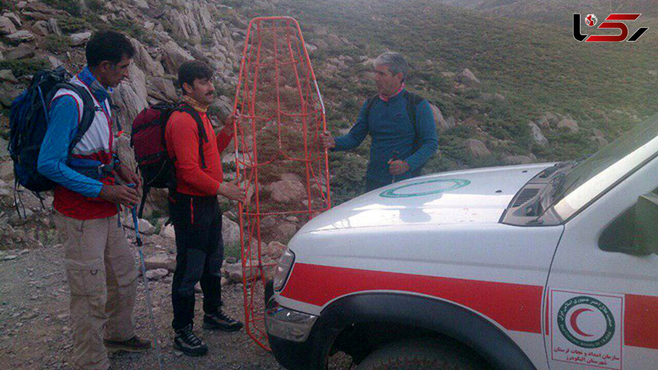 نجات کوهنورد دورودی از قله کول جنو اشترانکوه طی عملیات ۶ ساعته